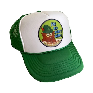 Woodsy Owl Hat Snapback Adjustable Cap | Vintage Green Woodsy Give a Hoot Trucker Hat