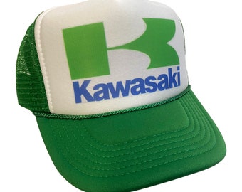 Kawasaki Hat Snapback Adjustable Cap | Vintage Green