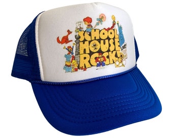 School House Rock Hat Adjustable Unisex Snapback | TV School House Rock  Trucker Hat