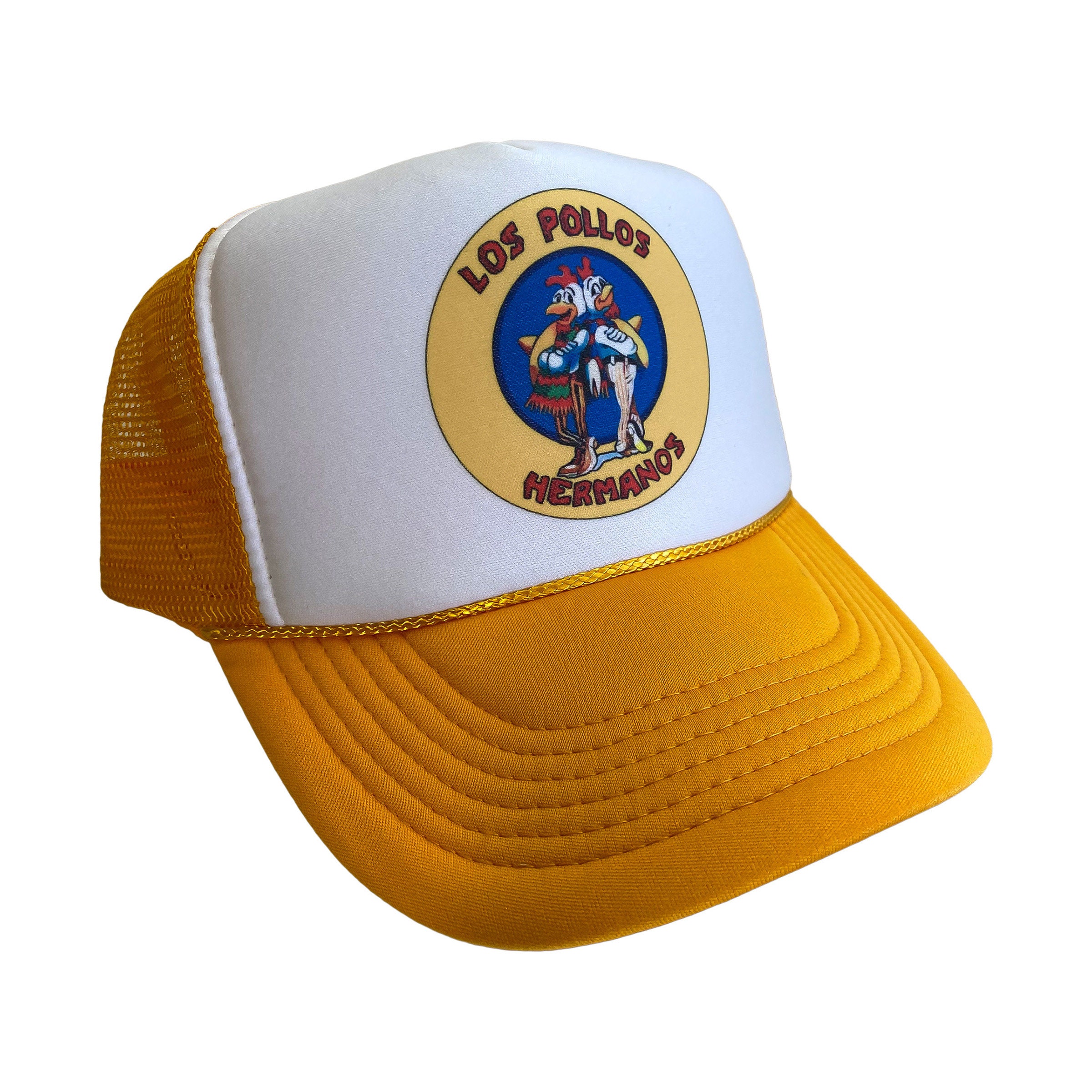 Los Pollos Hermanos Hat Snapback Adjustable Cap Vintage Yellow Los