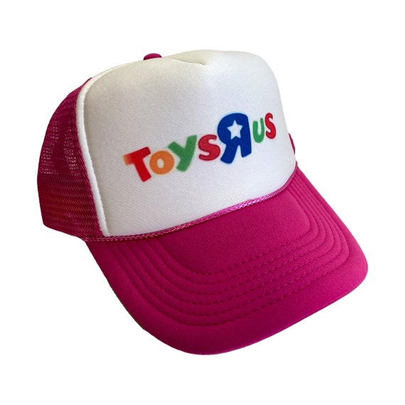 Toys R Us Hat Snapback Adjustable Cap | Vintage Pink Toys R Us Tucker Hat