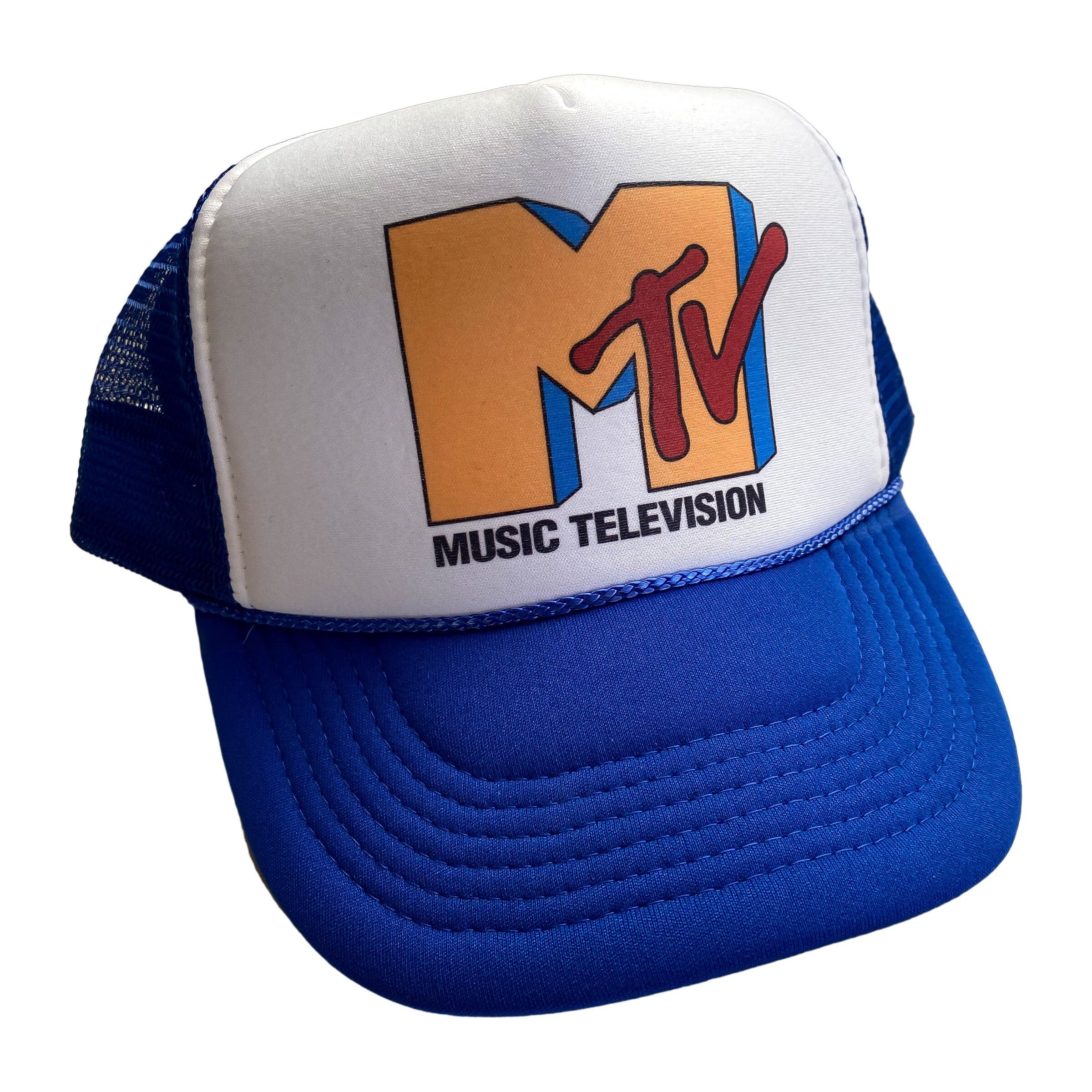 帽子 MTV SNAPBACK HAT MTV Zig Zag Pattern Flat Bill Hat - Officially Licensed