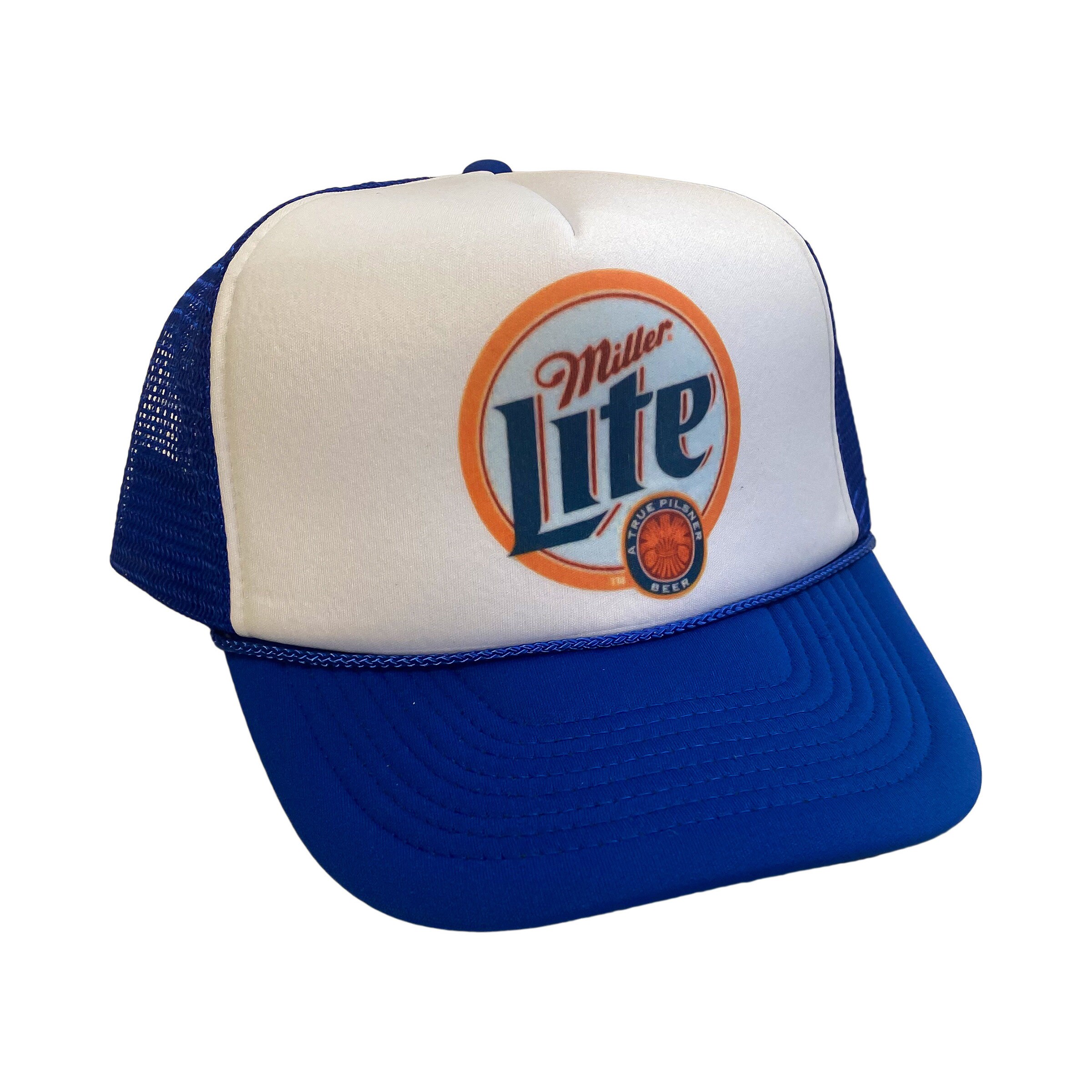 Miller Beer Hat Snapback Gorra ajustable Vintage Blue Miller