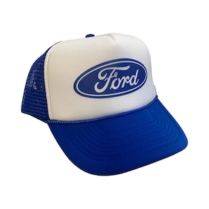 Ford Cap Snapback verstellbar | Vintage Blaue Ford Trucker Kappe
