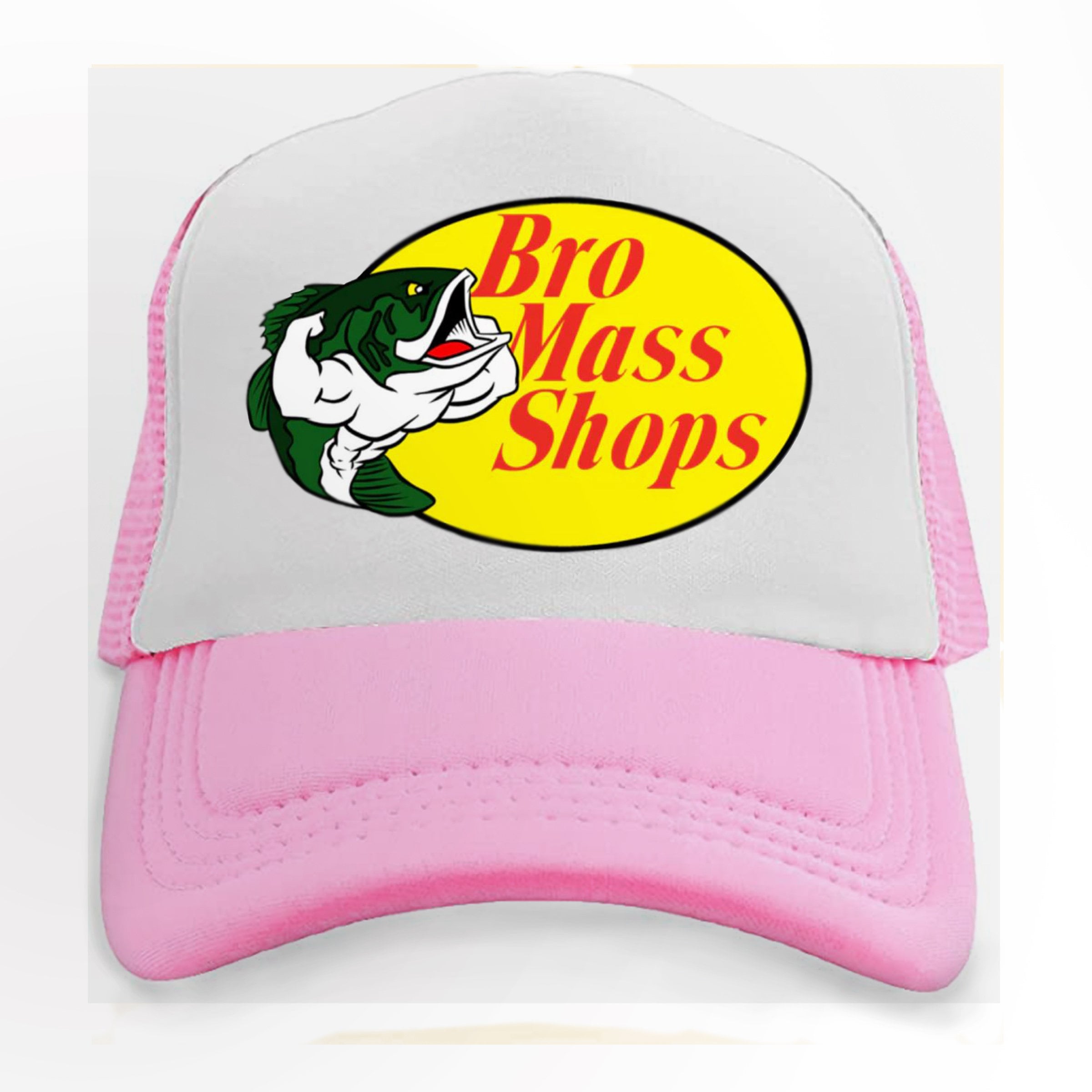 Bro Mass Shop Hat Adjustable Snapback Bass Pro Shop Parody Mesh Hat unisex Trucker Hat