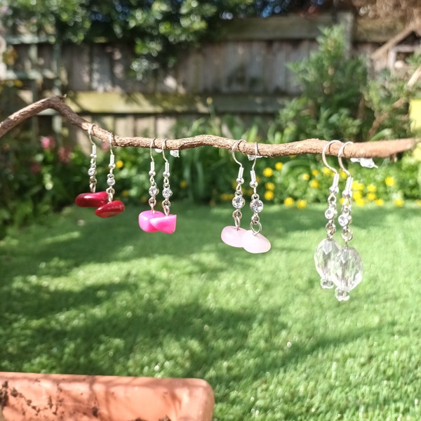 Sparkly dangle, cute light catching earrings