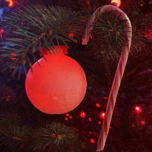 Milwaukee Skyline Globe Ornament, Lighted, Lithophane, 3d Printed