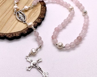 CUSTOM Gemstone Rosary (choose from 30+ color options)