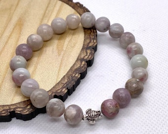 Lavender Jasper Gemstone Bracelet