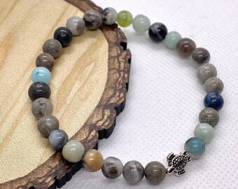 Mixed Color Gemstone Bracelet