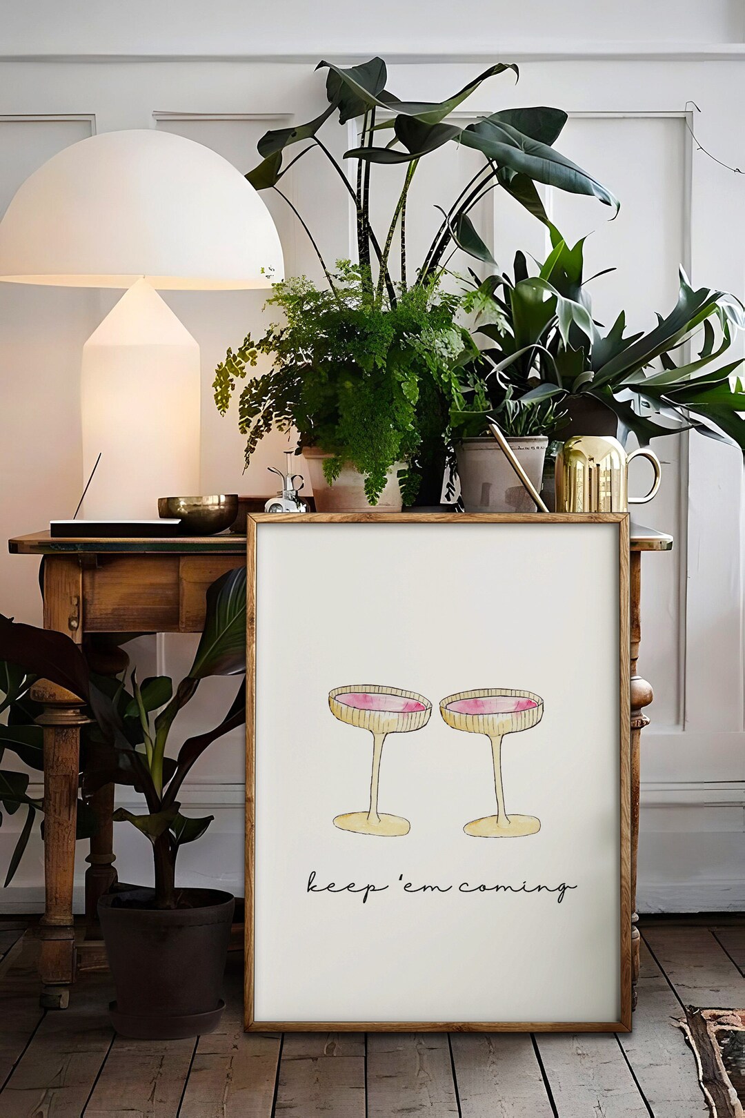 Retro-Cocktail-Wandbilder-Set - 9-teilig, Bunte Drucke, Ungerahmt, Für Bar, Wohnzimmer, Party-Deko
