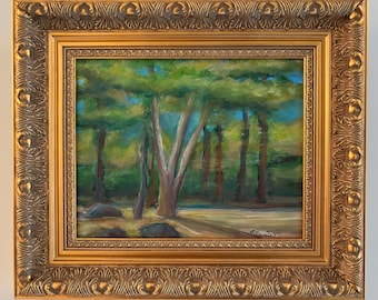 Autumn Landscape Painting Original  12” by 14”