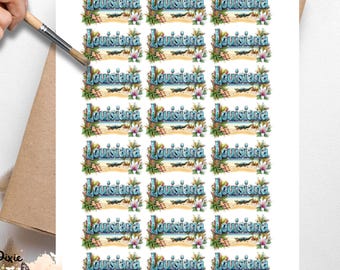 Louisiana 2, One Sheet Rice Paper US Letter Size