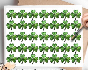 Shamrock 2, One Sheet Rice Paper US Letter Size