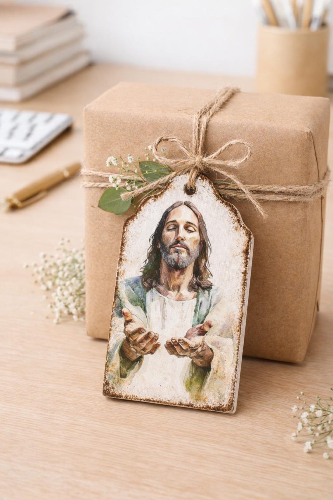 Jesus in Prayer 2, One Sheet Rice Paper US Letter Size - Etsy