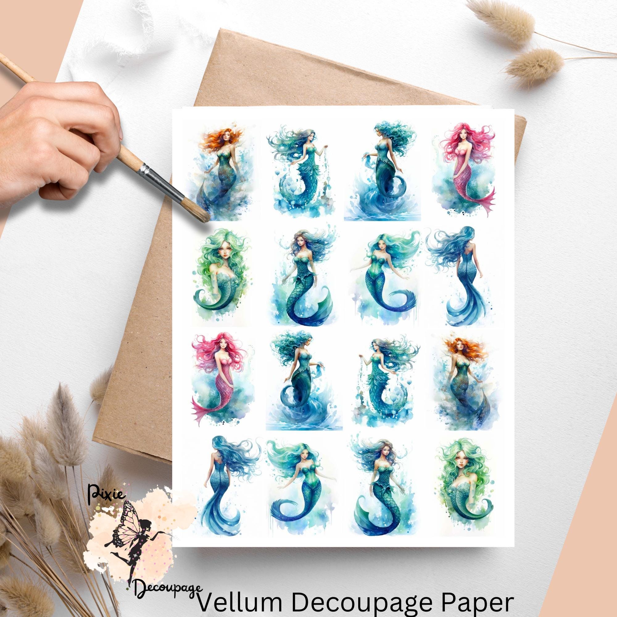 Eclectic Cats Rice Paper, 8 X 10.5 Inch (6pc) - Mulberry Paper For Decoupage - View #9