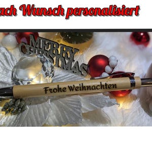 Personalisierte Kugelschreiber, personalisiertes Geschenk, Frohe weihnachten, beste Mama, bester Papa, Jubiläum,christmas, Wichtel