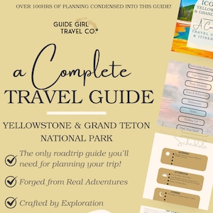 Yellowstone Nationalpark Reiseführer | Yellowstone National Park Reiseplaner| Yellowstone Roadtrip | Grand Teton NK Plan
