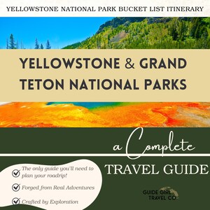 Yellowstone Nationalpark Reiseführer | Yellowstone National Park Reiseplaner| Yellowstone Roadtrip | Grand Teton NK Plan