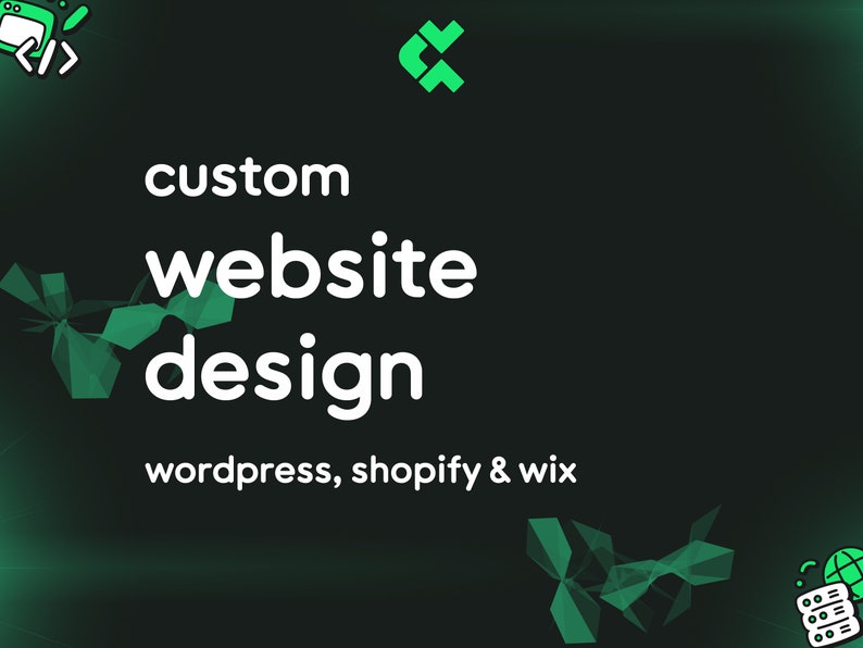 Custom Website Design, Web Designer, Custom Web Design Based On Wordpress, Shopify & Wix image 1