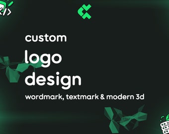 Custom Logo Design, Combination Logo Marks, Monogram Logo, Emblem, Logotypes, Lettermark, Abstract, Pictorial, Mascot Logos & Modern 3D Logo