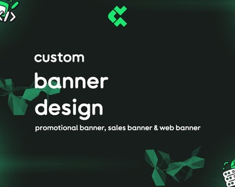 Custom Banner Design, Promotional Banner, Website Banner, Social Media Banner & Ads Banner