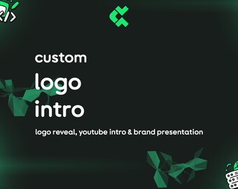 Custom Logo Intro Video, Logo Animation, Logo Reveal, YouTube Intro & Brand Presentation