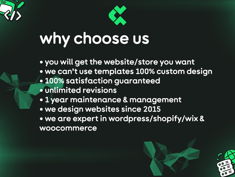 Custom Website Design, Web Designer, Custom Web Design Based On Wordpress, Shopify & Wix image 3