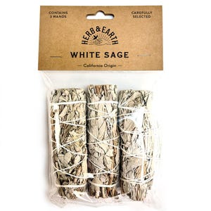 Herb & Earth - White Sage 3pcs