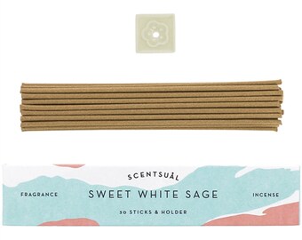 Scentsual - Sweet White Sage 30 incense sticks