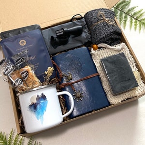 Gift basket for guy, Birthday box for him, Men’s outdoors gift