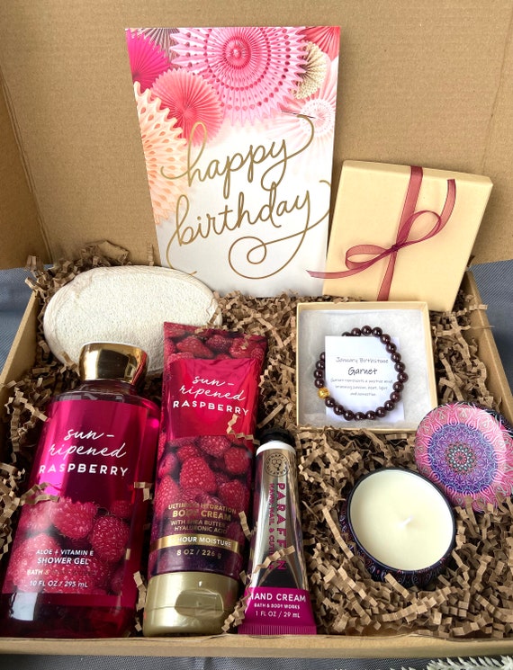 Happy Birthday Gift Basket for Women