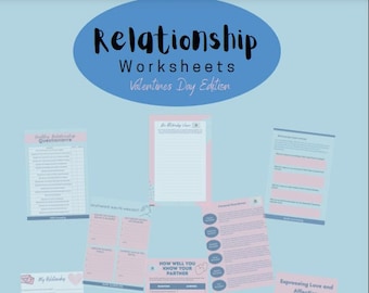 Instant Digital Download Relationships Worksheets