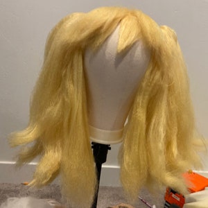 Mary Saotome cosplay yellow pigtails wig MADE TO ORDER cosplayer wigs
