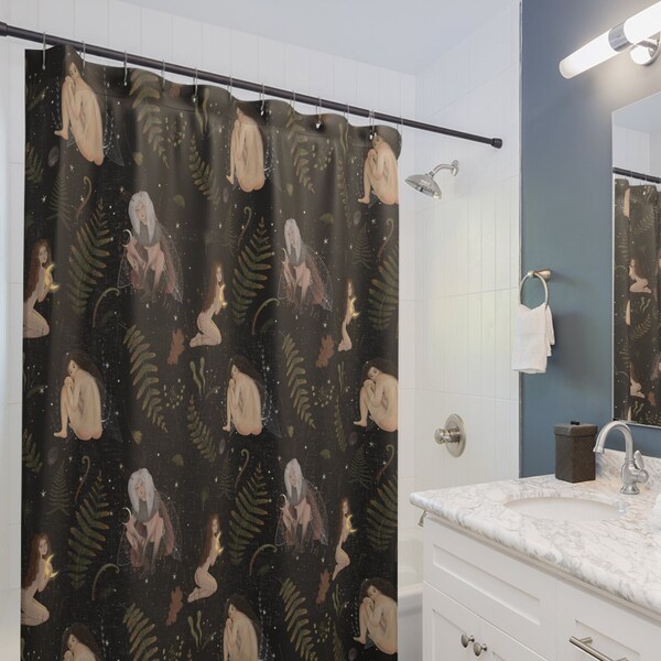 Gothic Shower Curtain Etsy