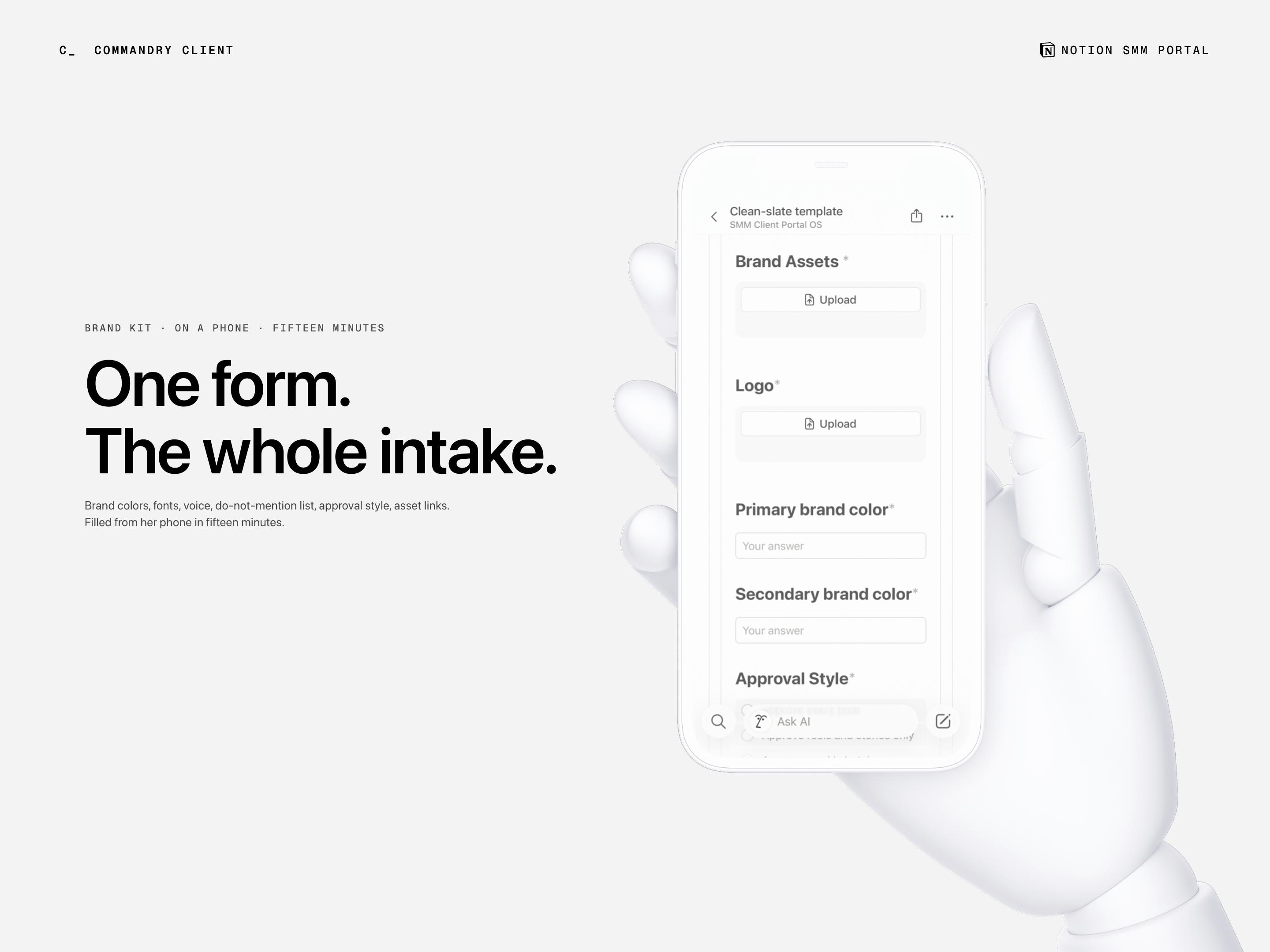 SMM Client Portal OS — Notion Template for Solo Social Media Managers ...
