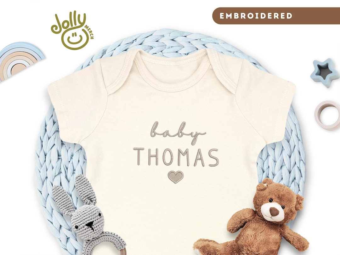 Embroidered ONESIES® Brand Bodysuit, Personalized Baby ONESIES
