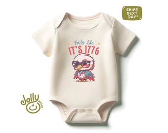 Party Like It's 1776 Baby Bodysuit, Fourth of July Baby Bodysuit, 4th of July Bodysuit, July 4th Toddler Shirt, Independence Day Kids Shirt