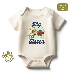 Big Sister Bodysuit, Big Sister Baby Bodysuit, Sibling Bodysuit, Cute Big Sis Toddler Shirt, Baby Shower Gift, Newborn Bodysuit, Kids Tee