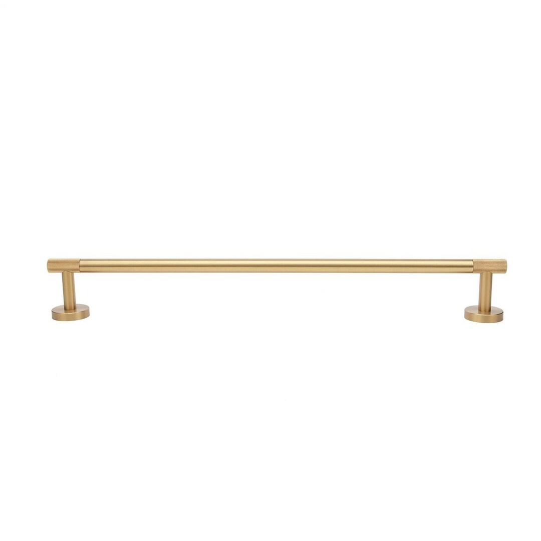 Solid Brass Gold Knurled Towel Bar Bathroom Accessories Towel Etsy