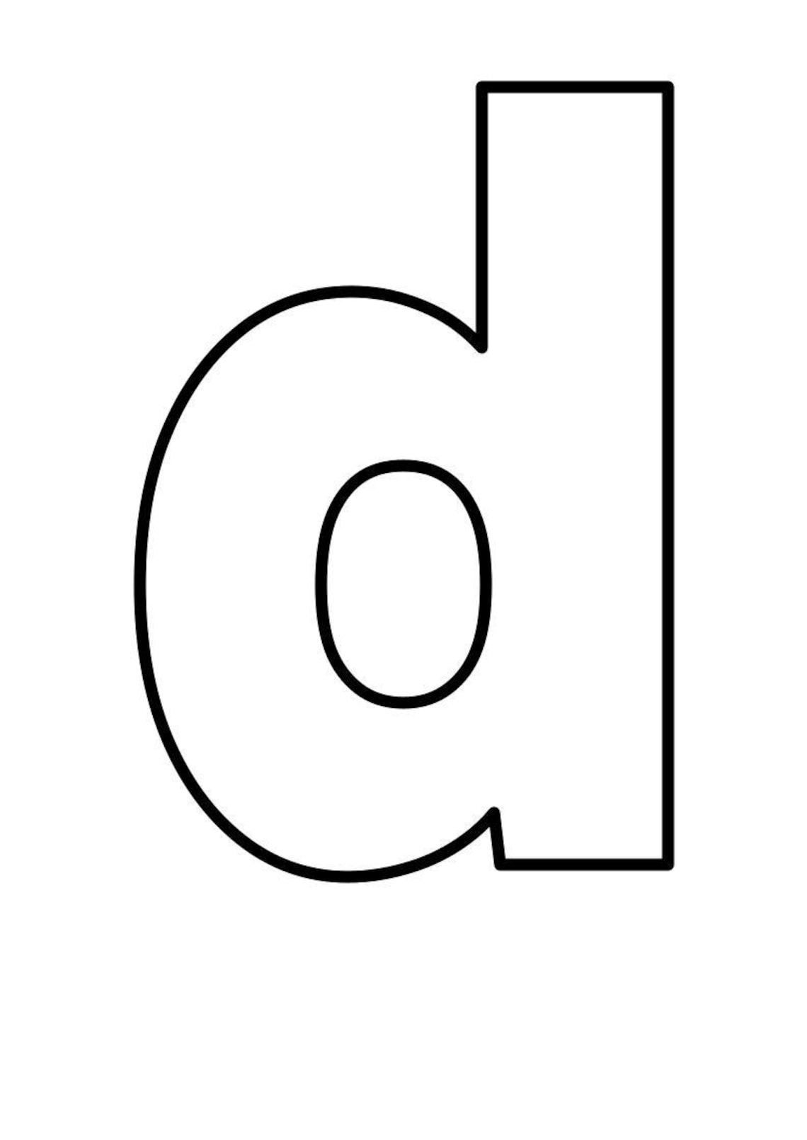 ABC Uppercase and Lowercase Letters, Large Alphabet Block Letters ...