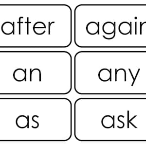 Printable Dolch First Grade Sight Words Flashcards 41 Cards, Child ...