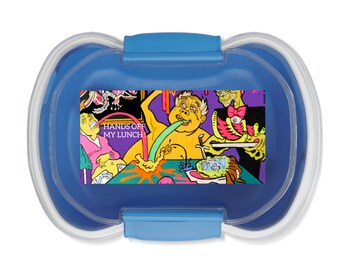 Gluttony from James Ensor Seven Deadly Sins funny Lunch Box Redone by Fearxx R ThompsonTwo-tier Bento Box