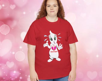 Go Red, Wear Red Day T shirt, I survived Takotsubo Cardiomyopathy, Broken Heart Syndrome, Heart Health Unisex Heavy Cotton Tee