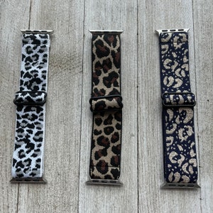 Cinturino per Apple Watch Stampa animalier elastico in nylon