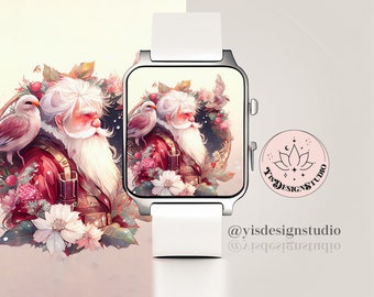 Fondo de pantalla del reloj de Navidad, Fondo del reloj, Diseño de la esfera del Apple Watch, Diseño del Apple Watch, Accesorios del Apple Watch