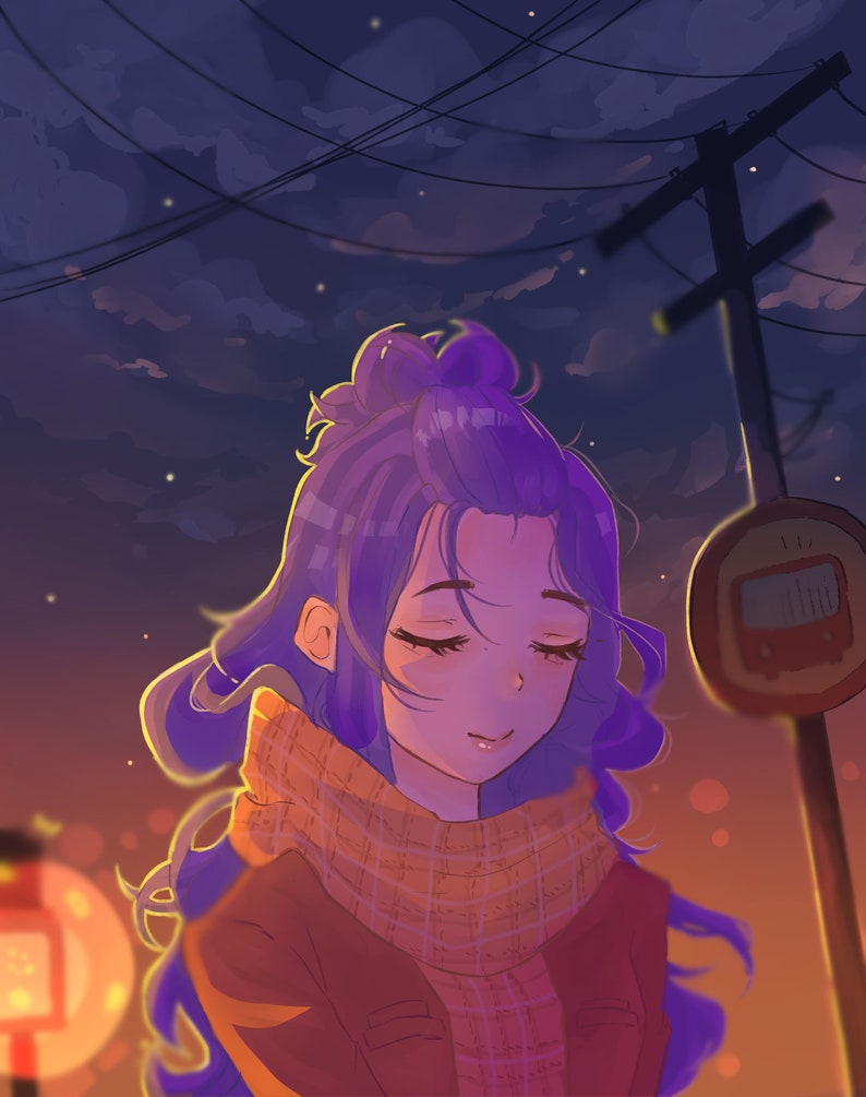 Customized Art Commissions anime Fanart Original Character Etsy