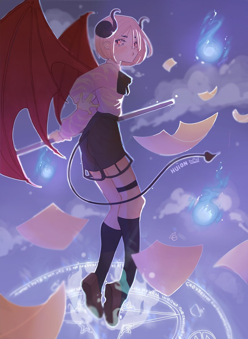 Customized Art Commissions anime Fanart Original Character Etsy