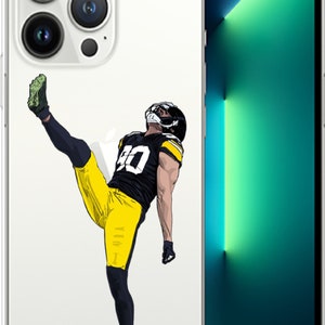 For Apple iPhone 13 Pro Max - Official NFL Football Armor Hybrid