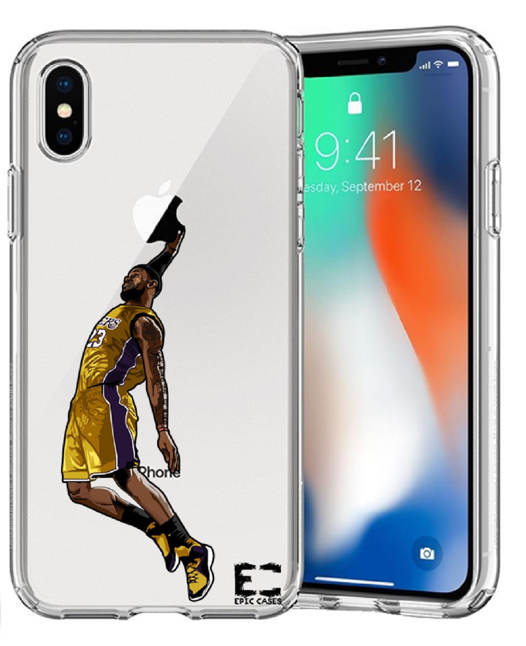 Lebron James Epic Cases Clear iPhone NBA Cases Golden State Warriors Etsy